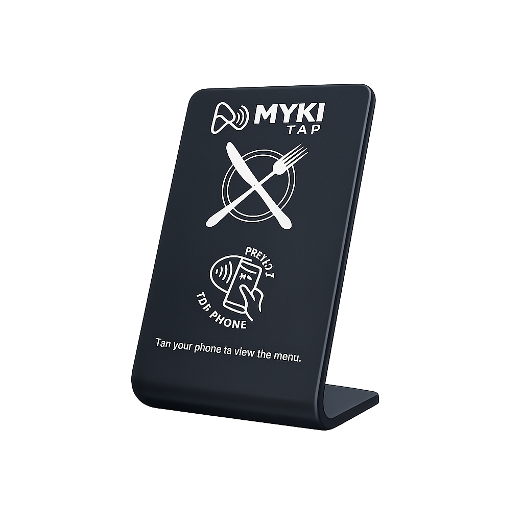 NFC/QR Menu Stand
