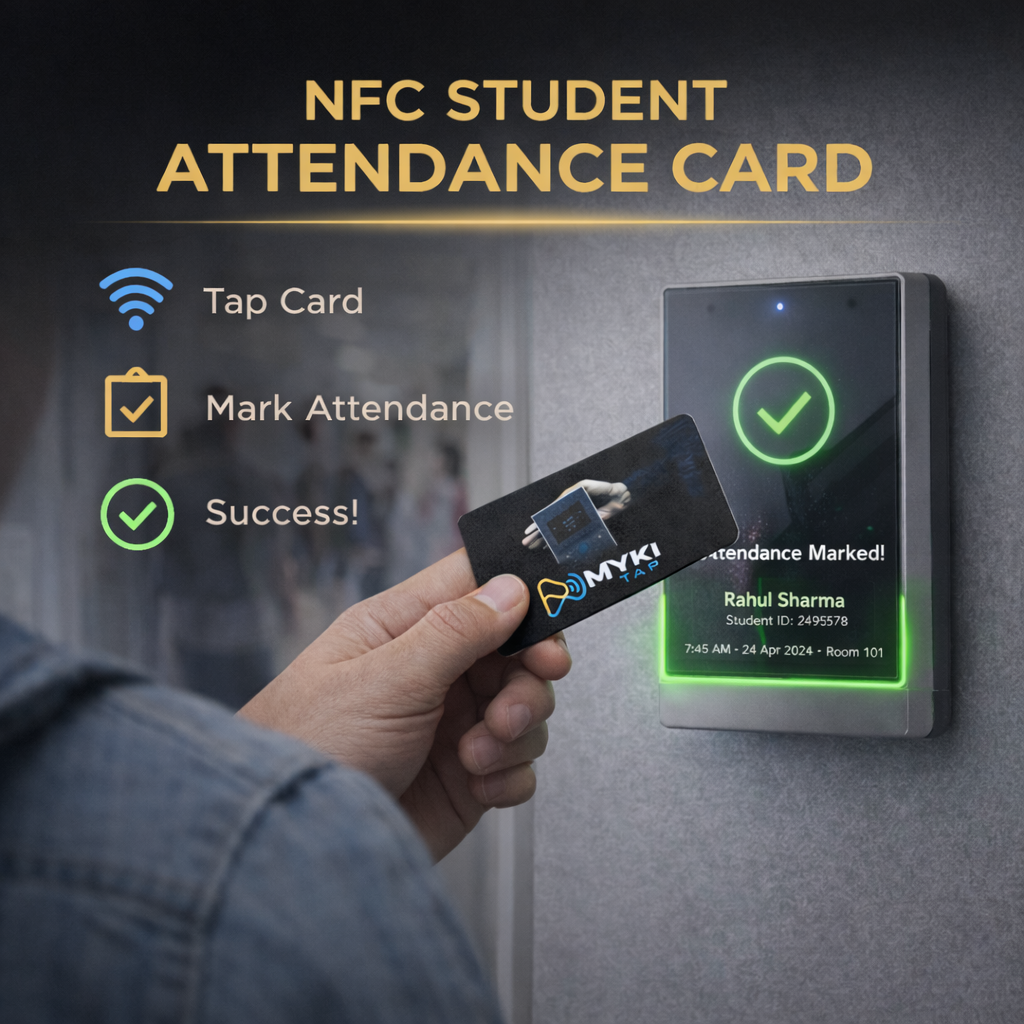Student NFC Attendance Card with System